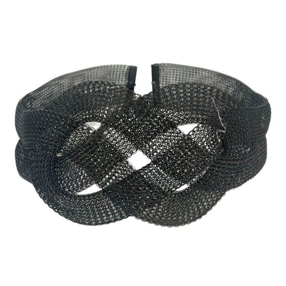 Rare Knot Handcrafted Copper Sarah Cavender Metals Wide Mesh Belt Brutalist MCM - Picture 2 of 5